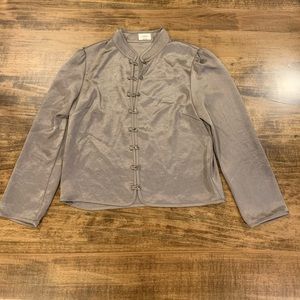 Aritzia Wilfred Metallic Blouse